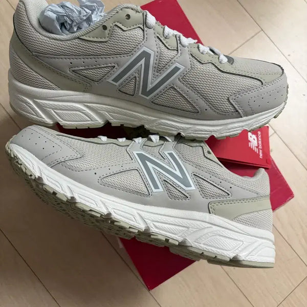 [BUNJANG] New Balance 480v5 Beige Grey Sneakers / 뉴발란스 480v5 베이지그레이