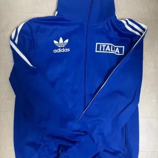 [BUNJANG] Adidas Italy Track Top Blue / 아디다스 이탈리아 트랙탑 블루