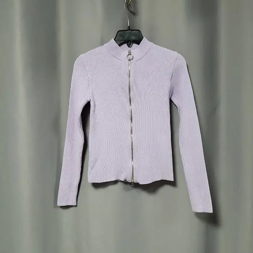 [BUNJANG] Ribbed Knit Zip-Up / 골지 니트 집업