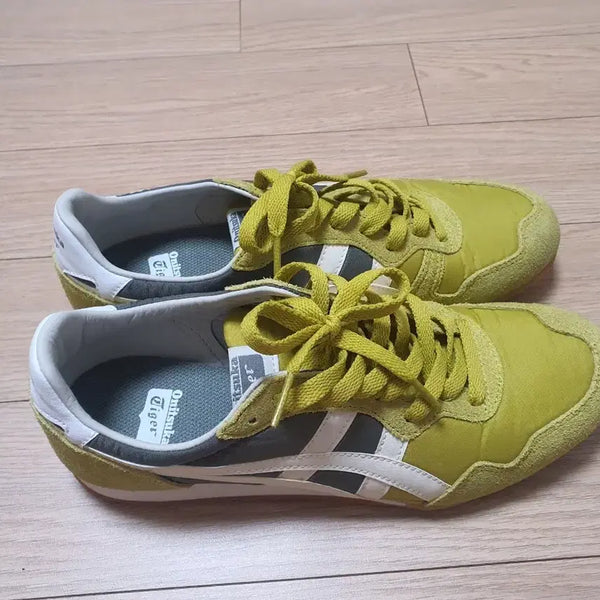 [BUNJANG] Onitsuka Tiger Mexico 66 Yellow Sneakers / 오니츠카타이거 멕시코 66 옐로우 새상품 스니커즈