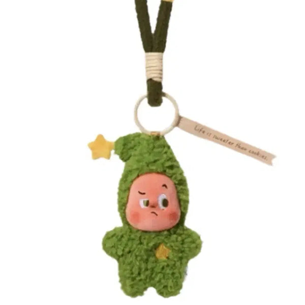 [BUNJANG] Pop Mart Petite Star Matcha Doll Keychain / 팝마트 정품 작은별 구움과자 말차 인형 키링