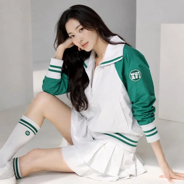 [BUNJANG] W.Angle New Golf Windbreaker Jumper Jacket / 와이드앵글 신형 골프 바람막이 점퍼 자켓 55