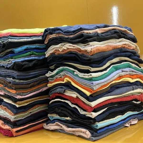 [BUNJANG] 80 Piece Unbranded Plain T-Shirt Bundle Set / 미제 무지티 80장 일괄 판매