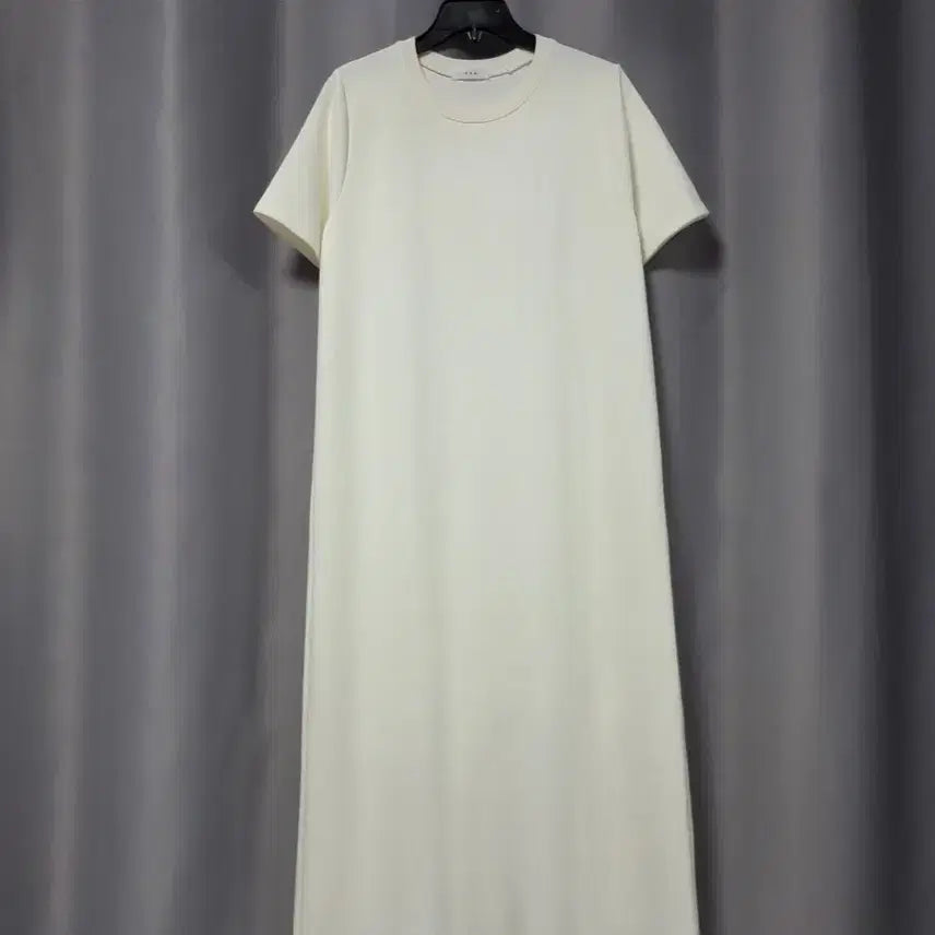 [BUNJANG] Cream Solid Spandex Dress / 크림색 무지 스판 원피스