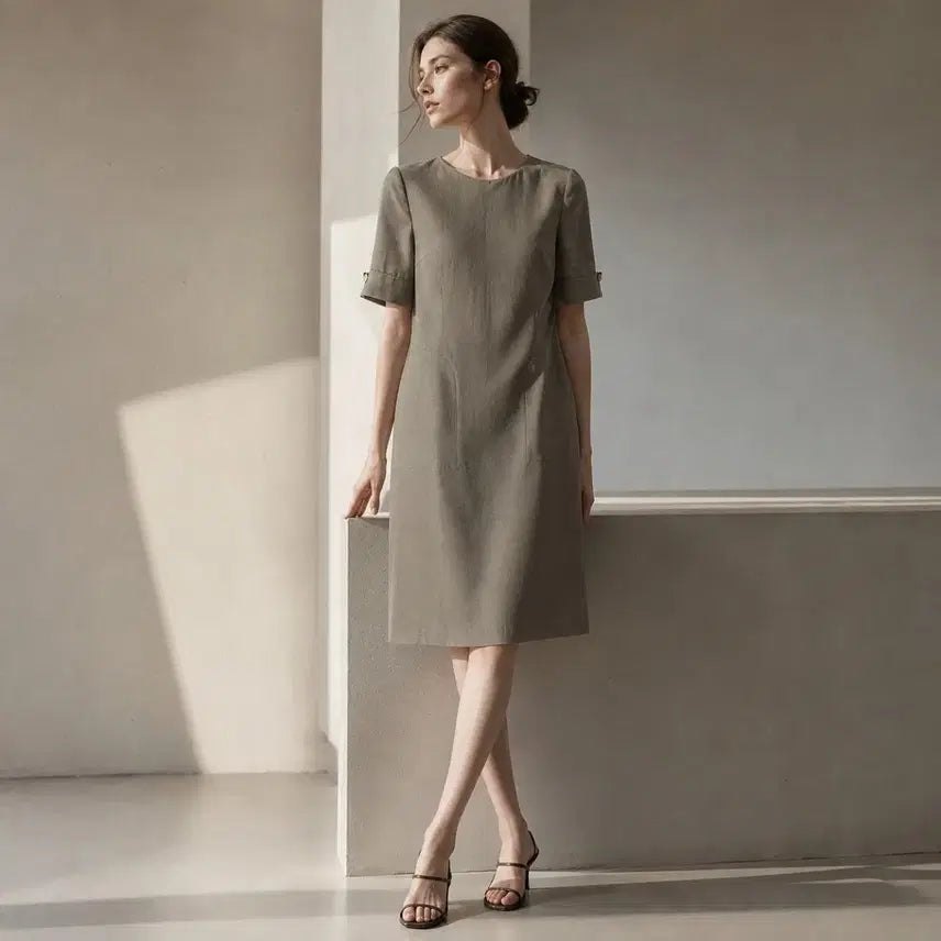 [BUNJANG] a.i.b One-Piece Dress Women's Size 55 / 아이잗바바 원피스 여성 55 작년한철착용 한섬 원피스 여자 55