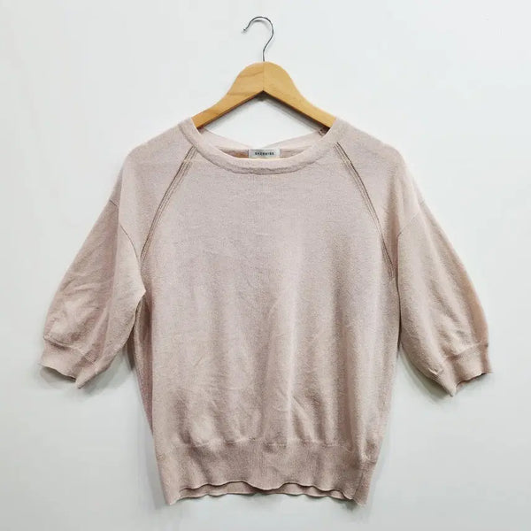 [BUNJANG] She's Miss Short-Sleeve Thin Knit Top / 쉬즈미스 반팔 얇은 니트 여성 55