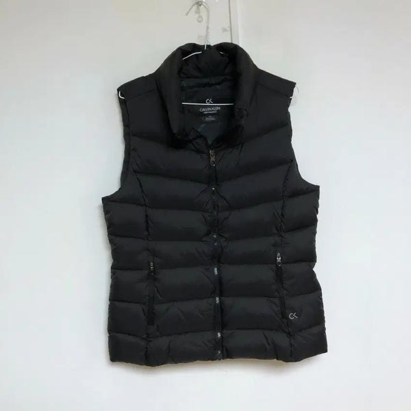 [BUNJANG] Calvin Klein Women's Padded Vest L (77) / 캘빈클라인 여성 패딩 조끼 100L 77호@9954