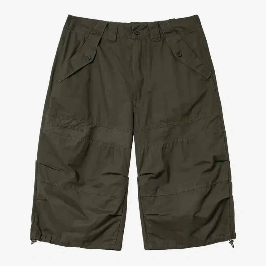 [BUNJANG] Parakeet Parachute Bermuda Pants (Khaki) / 패러킷 파라슈트 버뮤다 팬츠 (카키)