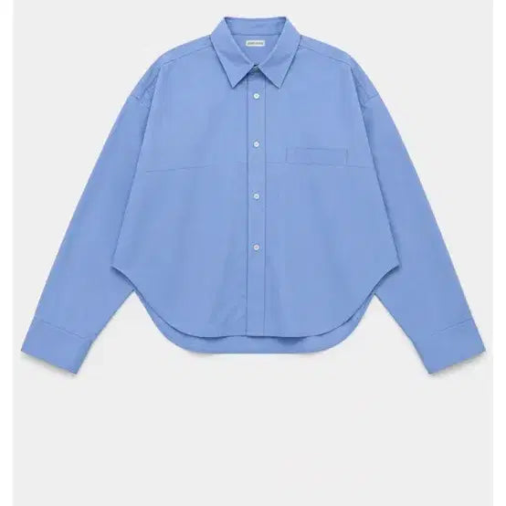 [BUNJANG] Ssong Studio Off Balance Shirts (Blue) / 쏭스튜디오 Off Balance Shirts (Blue)