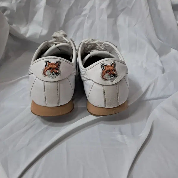 [BUNJANG] Maison Kitsuné Fox Embroidery Sneakers White 250 / 메종키츠네 폭스 자수 스니커즈 화이트250