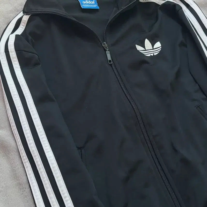 [BUNJANG] Adidas Black Track Top Jersey / 아디다스 트랙탑 검정색 져지