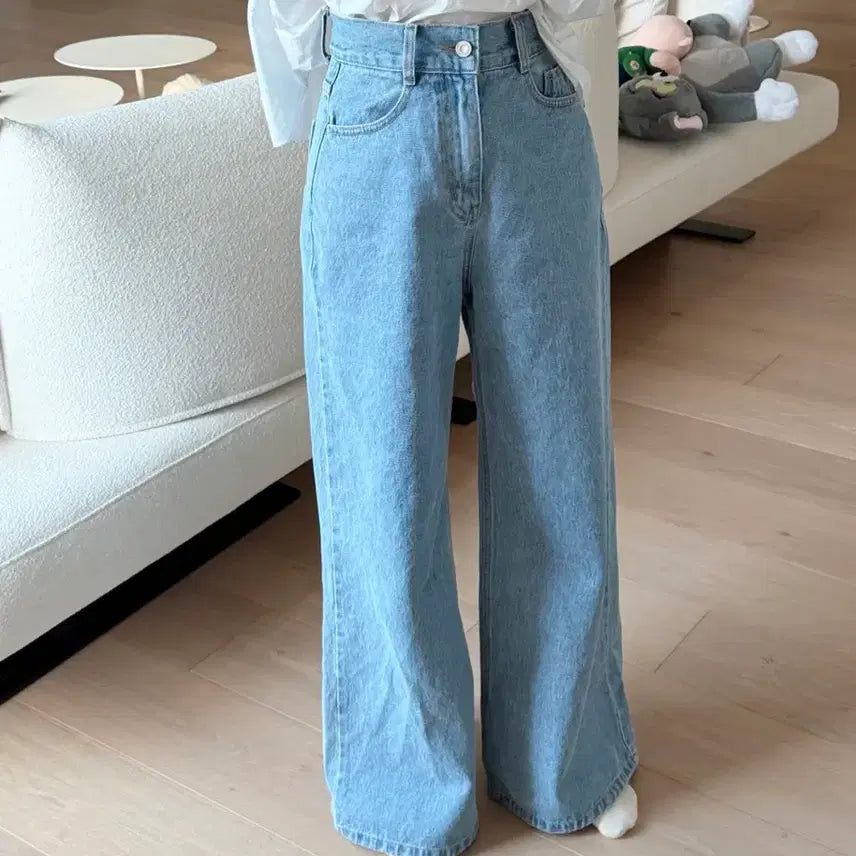 [BUNJANG] BYSINNY Badge Denim Jeans (L) / 바이씨니 제작 뱃지데님 (L)