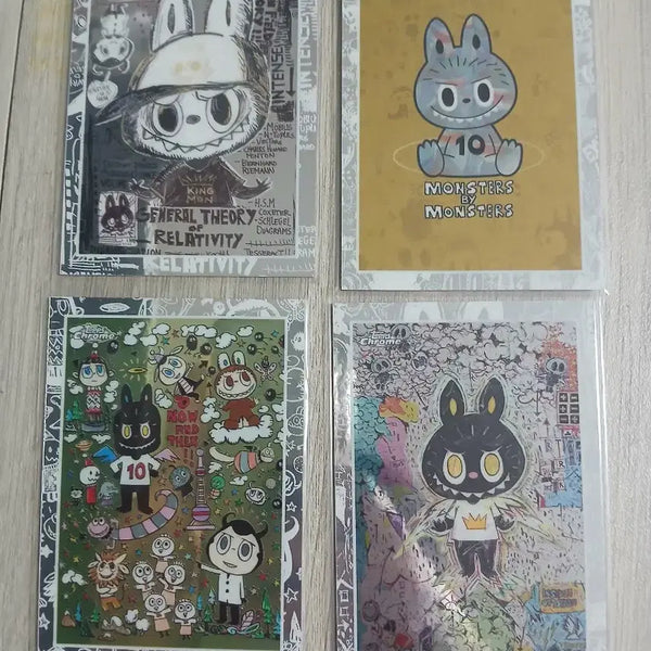 [BUNJANG] Tops Rabub Base Card 4 Types Illustration Set / 탑스 라부부 베이스카드 4종 일러스트 세트 팝니다.
