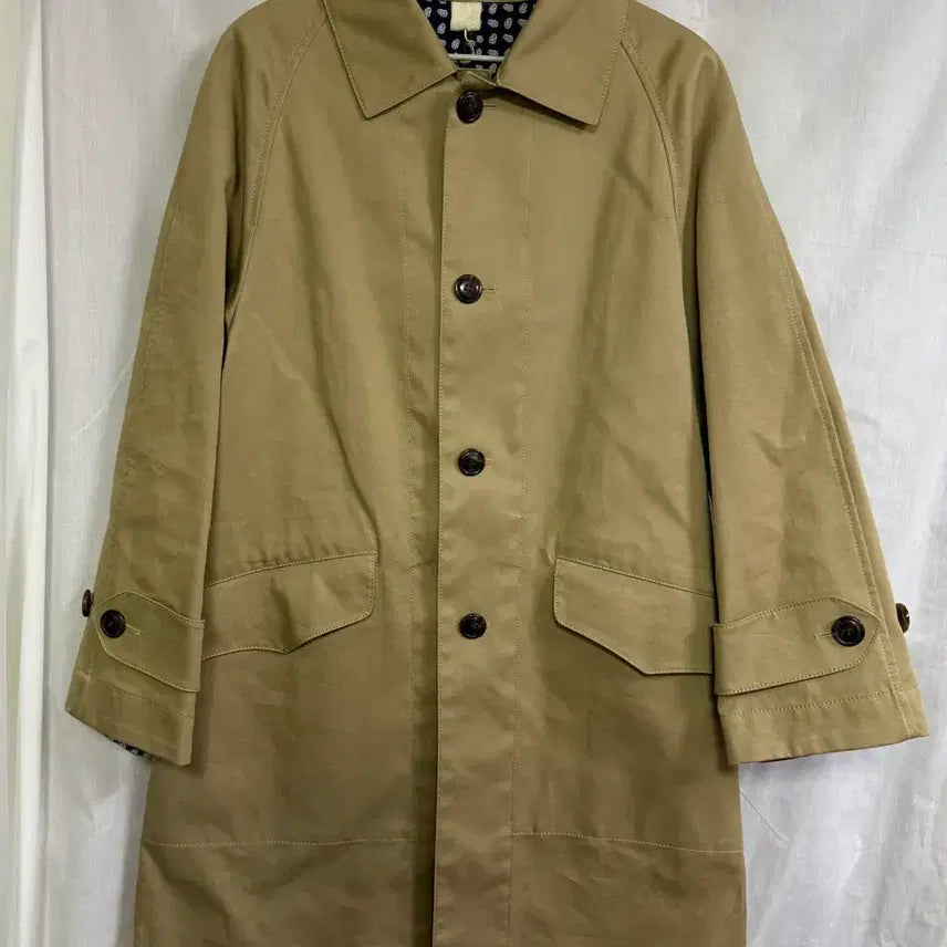 [BUNJANG] Customellow Reversible Coat Beige / 커스텀멜로우 리버서블 코트 베이지 (customellow)