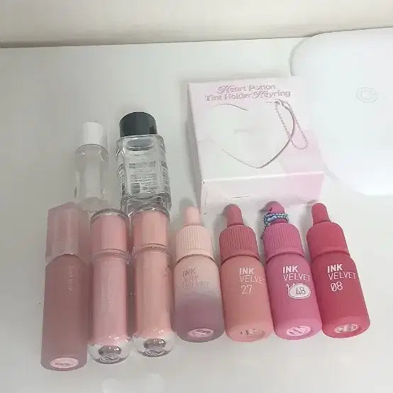 [BUNJANG] Peripera Ink Tint & Mood Glowy Tint Bundle Set / (10개 세트)새상품 페리페라 잉크 틴트+ 페리페라 무드 글로이 틴트+ 립 리무버+키링 전부 새상품입니다.