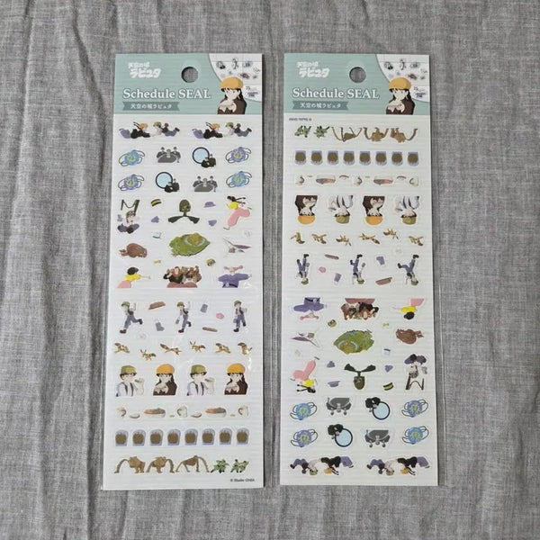 [BUNJANG] Castle in the Sky Schedule Seal Sticker Bundle Set / 천공의 성 라퓨타 스케쥴 씰 스티커 일괄