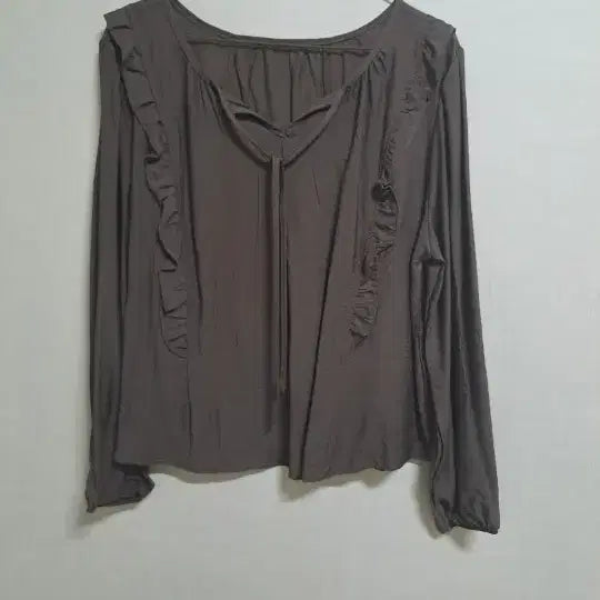 [BUNJANG] Frill Detail Women's Blouse / 블라우스