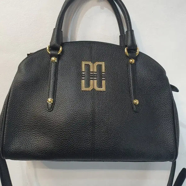 [BUNJANG] Daks Black Leather Tote Bag / 닥스 블랙 가방
