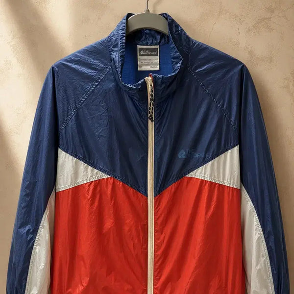 [BUNJANG] Redface Men's Windbreaker Jacket Navy/Red/White Color Block / REDFACE 레드페이스 바람막이 남성95