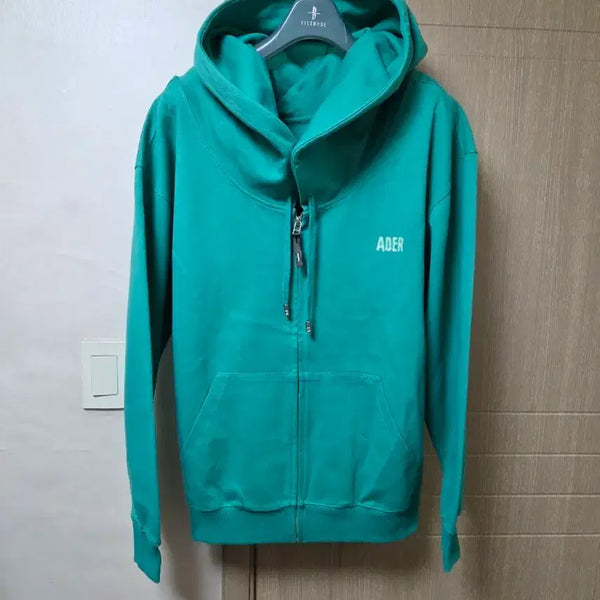 [BUNJANG] Ader Error 20FW Neck Button Hoodie Zip-up Green Size A1 / 20FW 아더에러 넥버튼 후드집업 A1사이즈