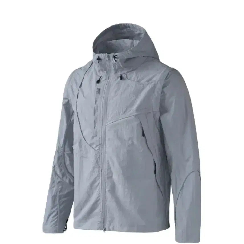 [BUNJANG] Sansan Gear 24SS Two-Way Wave Jacket Blue Grey / 산산기어 투웨이 웨이브 자켓 블루 그레이 - 24SS