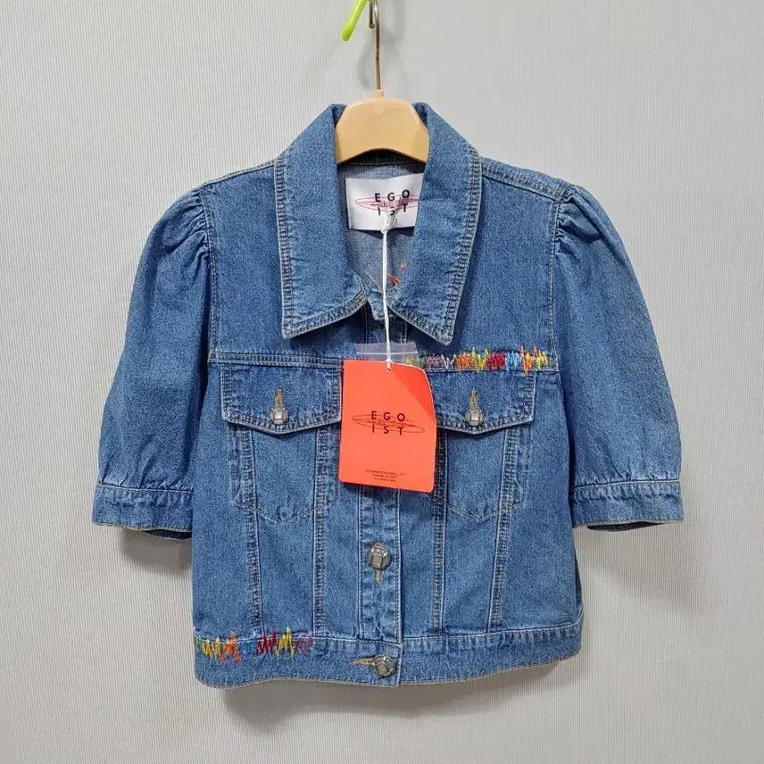 [BUNJANG] Egoist Cropped Denim Jacket / EGOIST 청자켓 크롭 데님 자켓 55