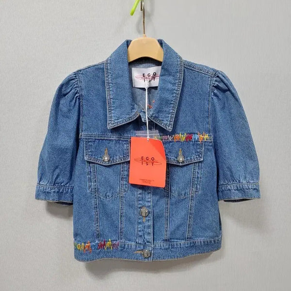 [BUNJANG] Egoist Cropped Denim Jacket / EGOIST 청자켓 크롭 데님 자켓 55