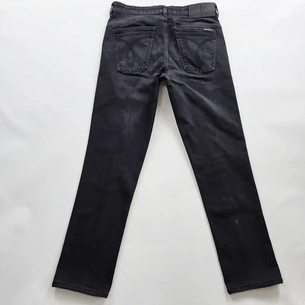 [BUNJANG] Calvin Klein Slim Black Denim Pants with Stretch - Size 31 / 캘빈클라인 청바지 슬림 흑청 스판 데님팬츠 사이즈31 R7044