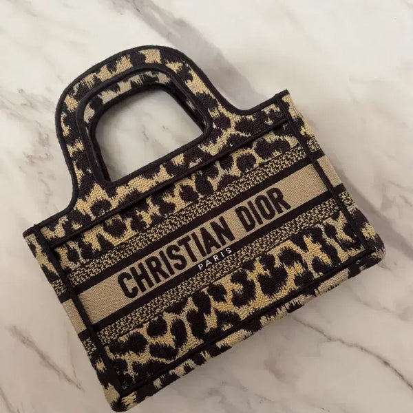 [BUNJANG] Leopard Mini Tote Bag / 레오파드미니백