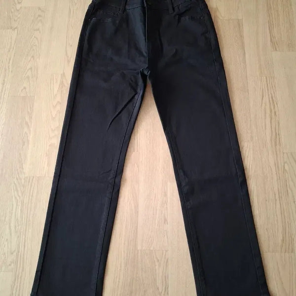[BUNJANG] Black Cotton Blend Jeans - Size L / 블랙 면 혼방  청바지 L사이즈 (새상품)