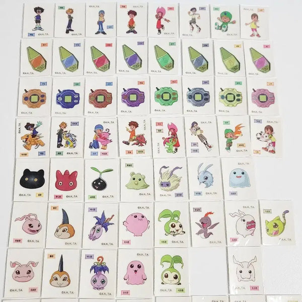 [BUNJANG] Digimon Sticker Full Set (All Variations, Including WarGreymon & MetalGarurumon) / 디지몬 띠부씰 풀세트 전종 ( 워그레이몬 / 메탈가루몬 포함 )