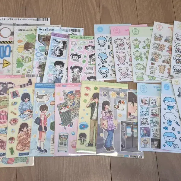 [BUNJANG] Popular Artist Diary Deco Seal Stickers - 100 Sheets Bundle Set / 14번/인기작가 다꾸 씰스티커 새상품 100장 일괄판매/장당870/운포
