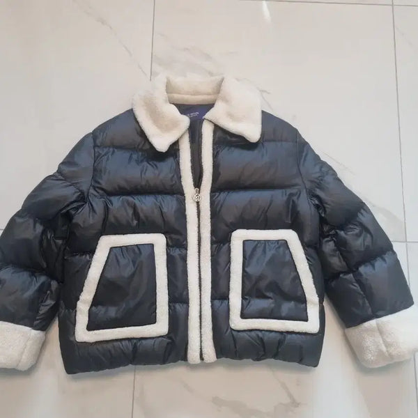 [BUNJANG] ME.SENSE Down Feather Padded Parka / 미센스 덕다운 카라소매 포인트 패딩 55