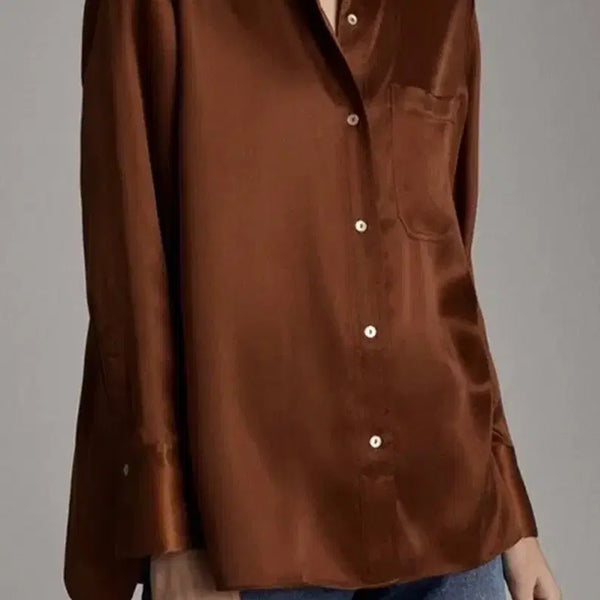 [BUNJANG] Massimo Dutti Satin Blouse / 마시모두띠 새틴 블라우스