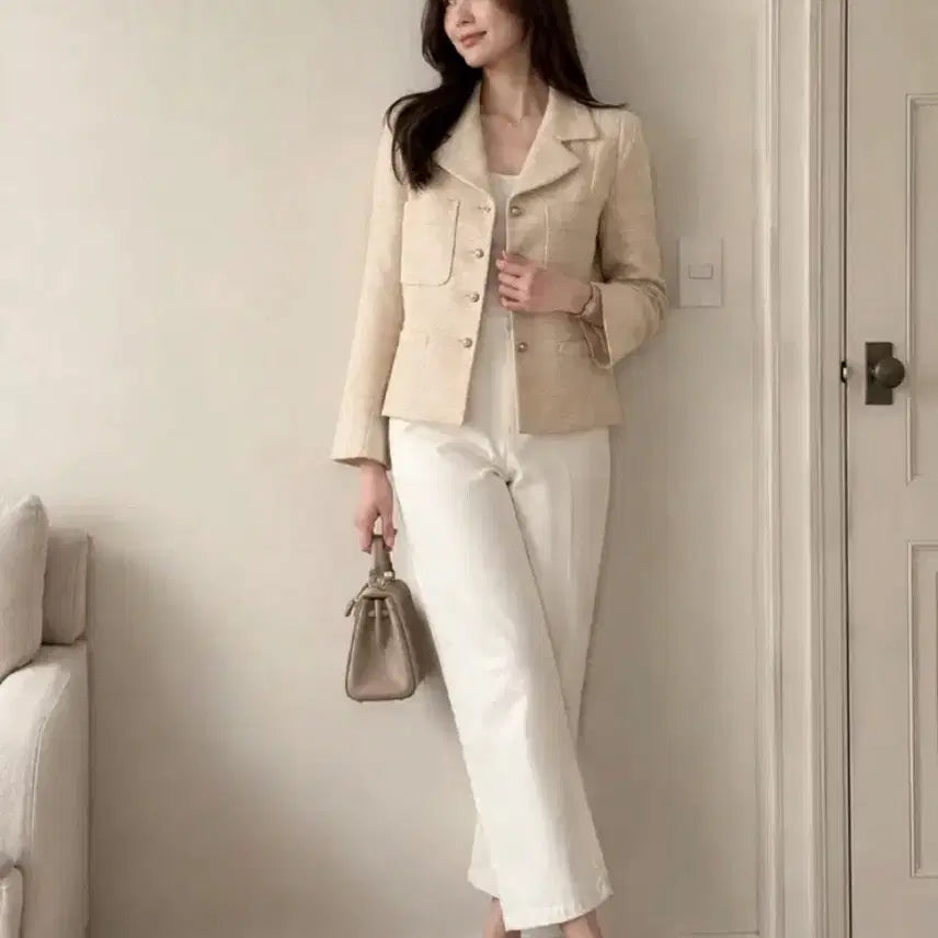 [BUNJANG] Bride And You BAU Tweed Jacket / 브라이드앤유 BAU 트위드 자켓
