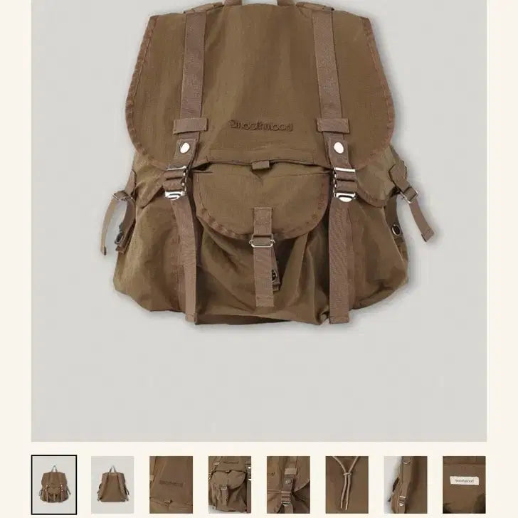 [BUNJANG] Smooth Smooth Off-Duty Backpack Vintage Brown / 스무스무드 오프듀티 백팩 빈티지 브라운