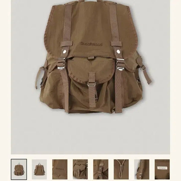 [BUNJANG] Smooth Smooth Off-Duty Backpack Vintage Brown / 스무스무드 오프듀티 백팩 빈티지 브라운