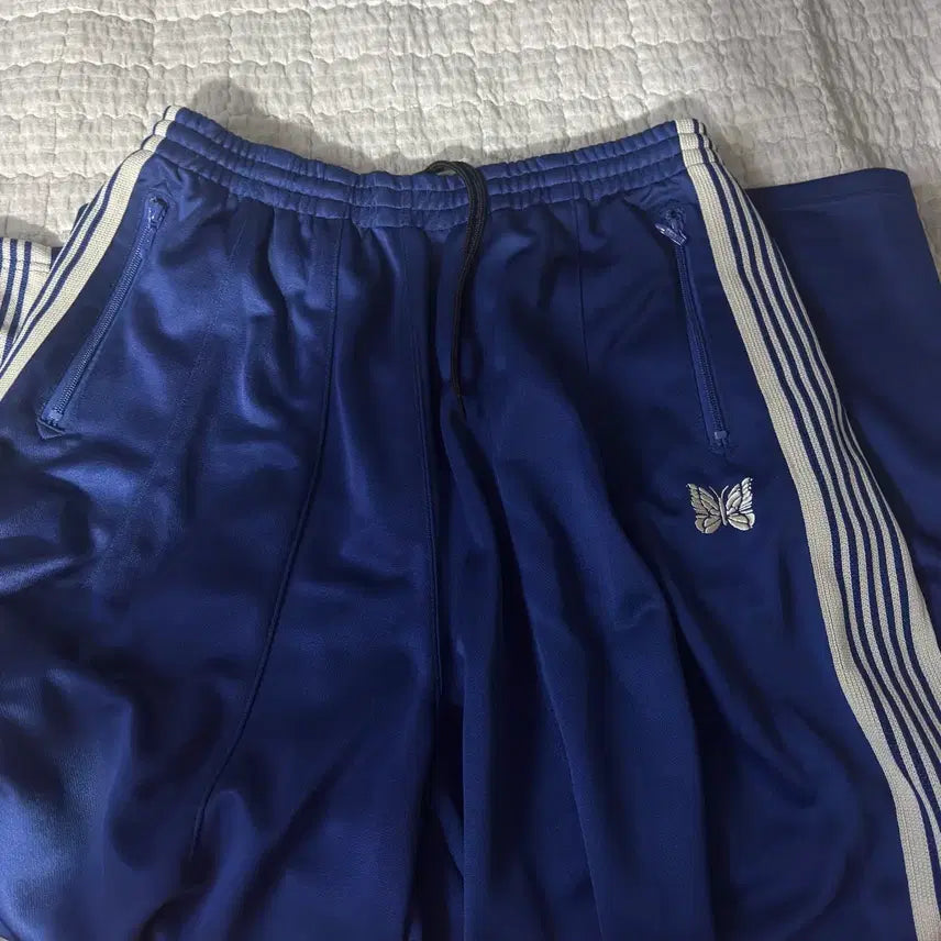 [BUNJANG] Needles Royal Blue Track Pants M Size / 니들스 로얄블루 트랙팬츠 hd M사이즈