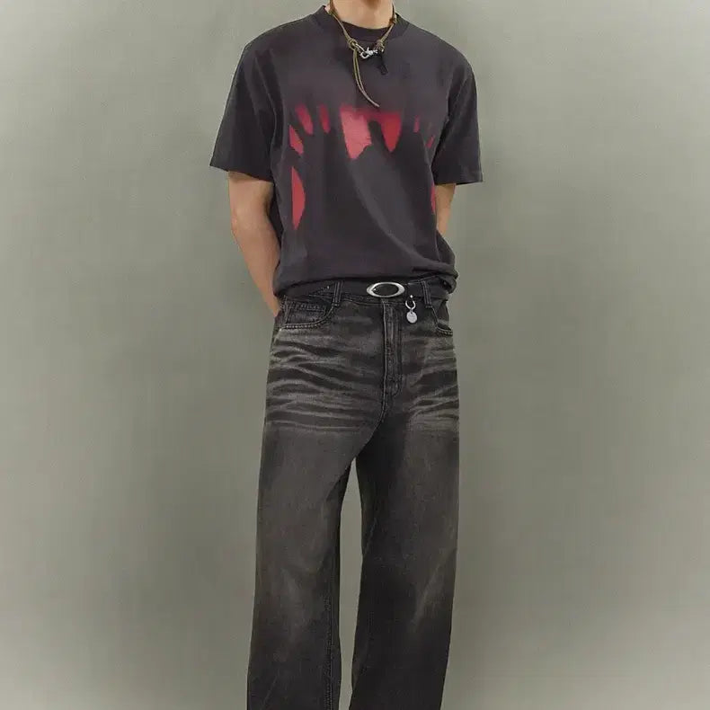 [BUNJANG] Order Archive Lux Wide 04 Utopia Black Size 5 Denim / (새상품) 오더아카이브 Lux wide 04 유토피아 블랙 5사이즈