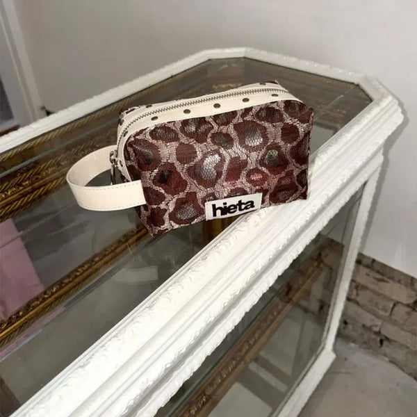 [BUNJANG] Hiyeta Leopard Pouch (Sealed) / 수수료포함 미개봉 히에타 레오파드 파우치