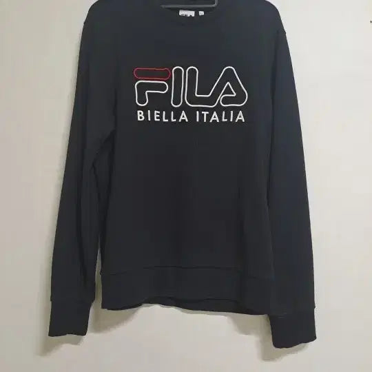 [BUNJANG] Fila Sweatshirt Black / 휠라 맨투맨 블랙