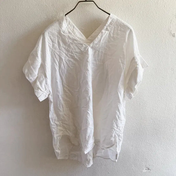 [BUNJANG] American Holic Linen Blouse / 55) 아메리칸홀릭 린넨 블라우스