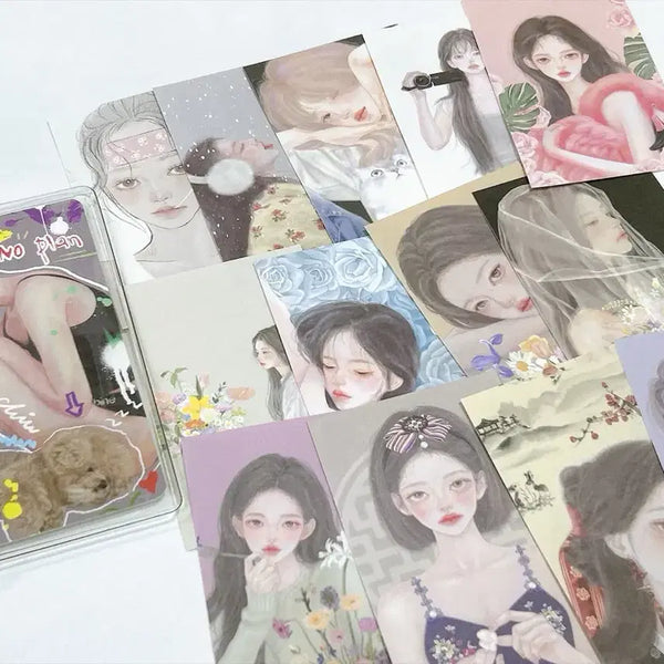 [BUNJANG] Chiyu Card Holder + Mini Sticker Set / 치유 카드지갑 +미니 스티커
