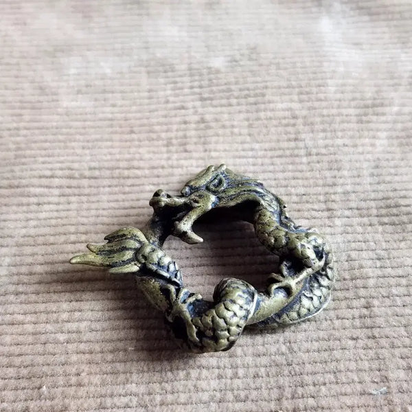 [BUNJANG] Brass Dragon Pendant Keychain Accessory / 황동 용 펜던트. 키고리 펜던트