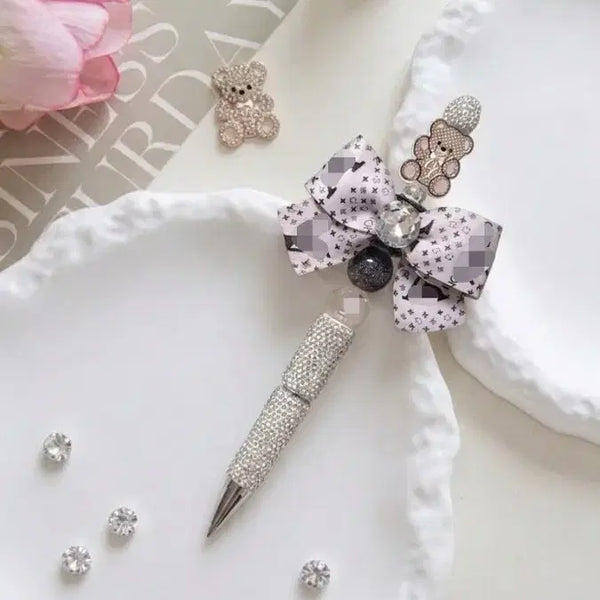 [BUNJANG] Handmade Deco Ballpoint Pen / 핸드메이드리본 볼꾸펜