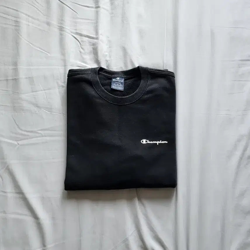 [BUNJANG] Champion Sweatshirt L Black / 챔피온 스웻셔츠 L사이즈