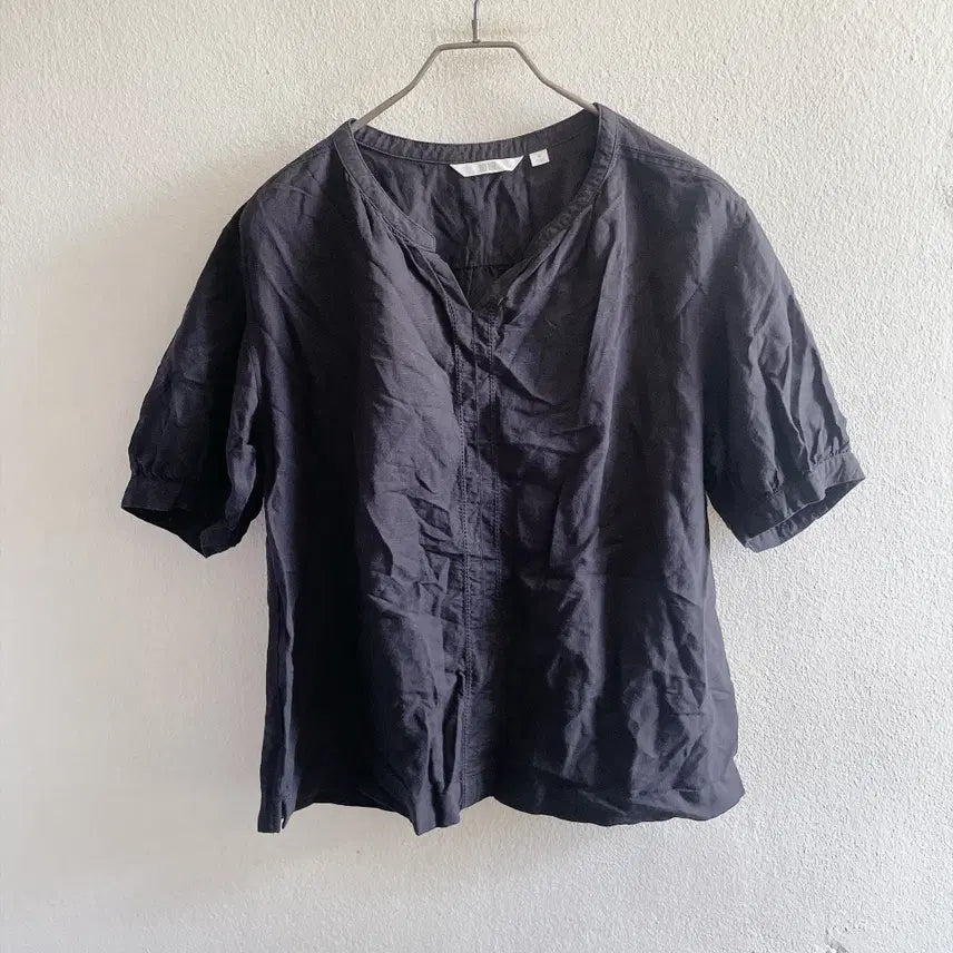 [BUNJANG] Uniqlo Linen Blouse / 55) 유니클로 린넨 블라우스