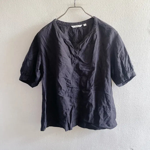 [BUNJANG] Uniqlo Linen Blouse / 55) 유니클로 린넨 블라우스