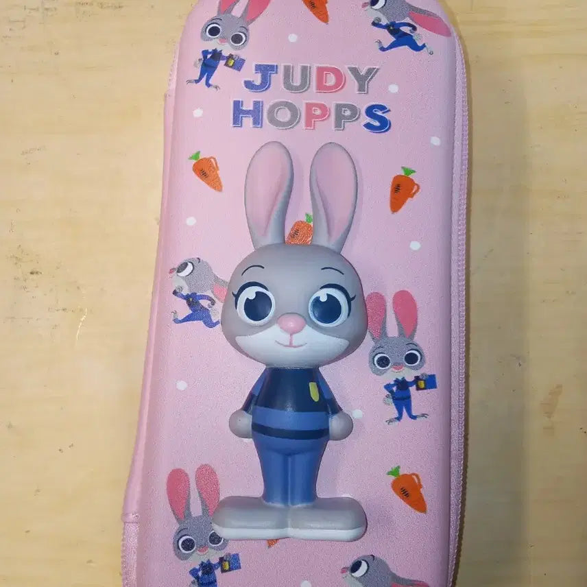 [BUNJANG] Zootopia Judy Hopps Pencil Case Pink / 주토피아 주디 홉스 필통 핑크
