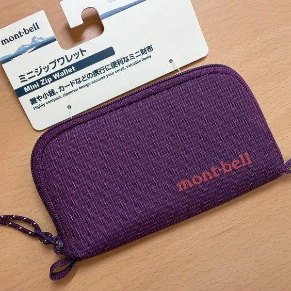 [BUNJANG] Montbell Mini Zipper Wallet Purple / 몽벨 미니 지퍼 월렛 지갑 퍼플